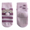 Teddy non-slip short socks PINK