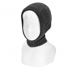 Buy English rib stitch balaclava ANTHRACITE in the online store Condor. Made in Spain. Visit the ACCESSORIES FOR KIDS section where you will find more colors and products that you will surely fall in love with. We invite you to take a look around our online store.