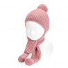 Buy English rib stitch scarf-hat PALE PINK in the online store Condor. Made in Spain. Visit the ACCESSORIES FOR BABY section where you will find more colors and products that you will surely fall in love with. We invite you to take a look around our online store.