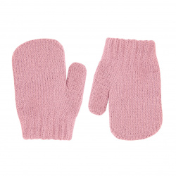 Classic one-finger mittens PALE PINK