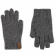 Merino wool-blend gloves LIGHT GREY