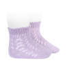 Buy Cotton openwork short socks MAUVE in the online store Condor. Made in Spain. Visit the BABY OPENWORK SOCKS section where you will find more colors and products that you will surely fall in love with. We invite you to take a look around our online store.