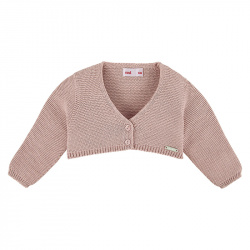 Buy Garter stitch bolero cardigan OLD ROSE in the online store Condor. Made in Spain. Visit the KNIT SHORT CARDIGAN section where you will find more colors and products that you will surely fall in love with. We invite you to take a look around our online store.