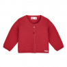 Shop the Garter stitch cardigan RED Condor. Available in a wide variety of colors to match with leotards, socks, and bonnets. Knitwear cardigans and also bolero cardigans for girls made of 100% cotton. Ideal as basics for back to school uniforms and for communions, weddings and baptisms.