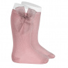 Buy Knee high socks with organza bow PALE PINK in the online store Condor. Made in Spain. Visit the LACE AND TULLE SOCKS section where you will find more colors and products that you will surely fall in love with. We invite you to take a look around our online store.