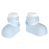 Buy Garter stitch booties with buttons BABY BLUE in the online store Condor. Made in Spain. Visit the GARTER STITCH COLLECTION section where you will find more colors and products that you will surely fall in love with. We invite you to take a look around our online store.