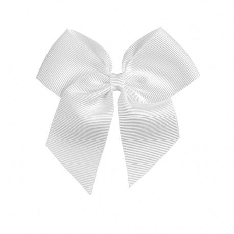 Buy Hairclip with grossgrain bow WHITE in the online store Condor. Made in Spain. Visit the HAIR ACCESSORIES section where you will find more colors and products that you will surely fall in love with. We invite you to take a look around our online store.