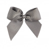 Buy Hairclip with grossgrain bow LIGHT GREY in the online store Condor. Made in Spain. Visit the HAIR ACCESSORIES section where you will find more colors and products that you will surely fall in love with. We invite you to take a look around our online store.