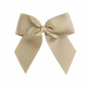 Hairclip with grossgrain bow CAMEL