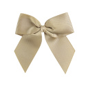 Hairclip with grossgrain bow CAMEL