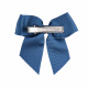 Hairclip with grossgrain bow BABY BLUE