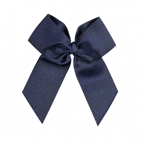 Buy Hairclip with grossgrain bow NAVY BLUE in the online store Condor. Made in Spain. Visit the HAIR ACCESSORIES section where you will find more colors and products that you will surely fall in love with. We invite you to take a look around our online store.