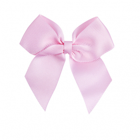 Hairclip with grossgrain bow PINK
