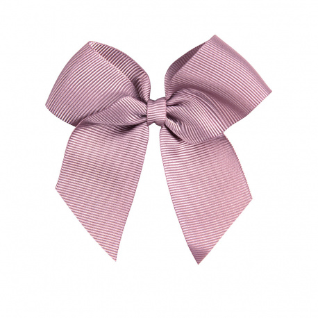 Hairclip with grossgrain bow PALE PINK