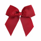 Hairclip with grossgrain bow RED