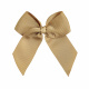 Hairclip with grossgrain bow MUSTARD