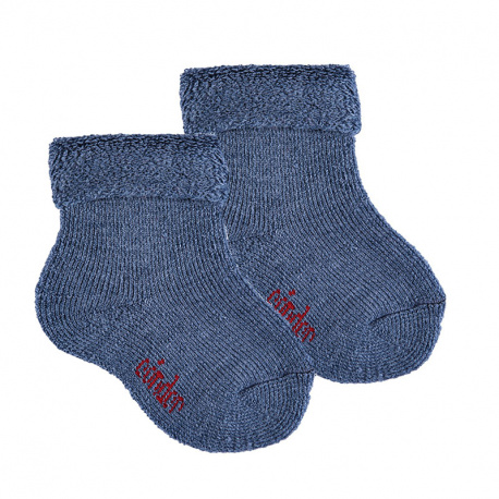 Buy Merino wool-blend terry short socks w/folded cuff JEANS in the online store Condor. Made in Spain. Visit the BASIC WOOL BABY SOCKS section where you will find more colors and products that you will surely fall in love with. We invite you to take a look around our online store.