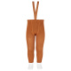 Merino wool-blend leggings w/elastic suspenders OXIDE