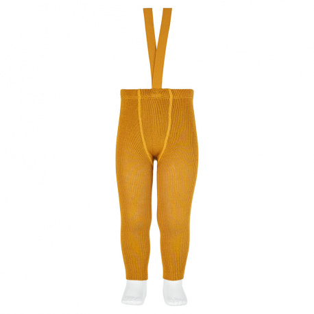 Compra Merino wool-blend leggings w/elastic suspenders CURRY en la tienda online Condor. Fabricado en España. Visita la sección TIGHTS WITH SUSPENDERS donde encontrarás más colores y productos que seguro que te enamorarán. Te invitamos a darte una vuelta por nuestra tienda online.