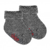 Buy Merino wool-lblend terry non-slip socks LIGHT GREY in the online store Condor. Made in Spain. Visit the BASIC WOOL BABY SOCKS section where you will find more colors and products that you will surely fall in love with. We invite you to take a look around our online store.