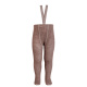 Merino wool-blend tights w/elastic suspenders TRUNK