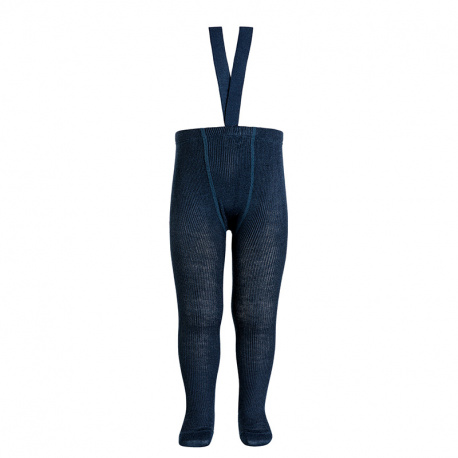 Buy Merino wool-blend tights w/elastic suspenders NAVY BLUE in the online store Condor. Made in Spain. Visit the TIGHTS WITH SUSPENDERS section where you will find more colors and products that you will surely fall in love with. We invite you to take a look around our online store.