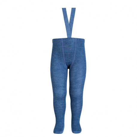 Compra Merino wool-blend tights w/elastic suspenders JEANS en la tienda online Condor. Fabricado en España. Visita la sección TIGHTS WITH SUSPENDERS donde encontrarás más colores y productos que seguro que te enamorarán. Te invitamos a darte una vuelta por nuestra tienda online.