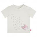 Pink days short-sleeve t-shirt with bow CREAM