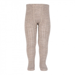 Buy Merino wool-blend rib tights NOUGAT in the online store Condor. Made in Spain. Visit the WOOL TIGHTS section where you will find more colors and products that you will surely fall in love with. We invite you to take a look around our online store.
