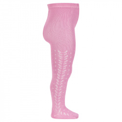 Perle openwork tights with sspike at side SAKURA