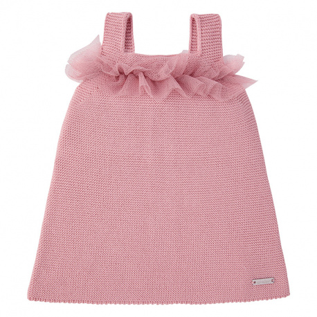Buy Garter stitch tulle dress PALE PINK in the online store Condor. Made in Spain. Visit the GARTER STITCH COLLECTION section where you will find more colors and products that you will surely fall in love with. We invite you to take a look around our online store.