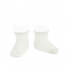 Buy Short socks with patterned cuff CREAM in the online store Condor. Made in Spain. Visit the WARM COTTON BASIC BABY SOCKS section where you will find more colors and products that you will surely fall in love with. We invite you to take a look around our online store.