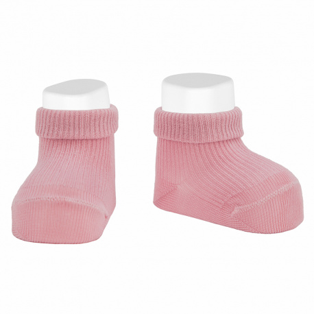 Buy 1x1 ankle socks with folded cuff PALE PINK in the online store Condor. Made in Spain. Visit the SPRING COTON BASIC BABY SOCKS section where you will find more colors and products that you will surely fall in love with. We invite you to take a look around our online store.
