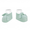 Buy Garter stitch baby booties with knot SEA MIST in the online store Condor. Made in Spain. Visit the GARTER STITCH COLLECTION section where you will find more colors and products that you will surely fall in love with. We invite you to take a look around our online store.