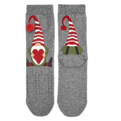 Christmas elf socks LIGHT GREY