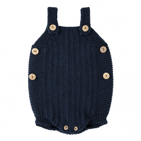 Buy Link stitch merino blend baby romper NAVY BLUE in the online store Condor. Made in Spain. Visit the AUTUMN-WINTER KNITWEAR section where you will find more colors and products that you will surely fall in love with. We invite you to take a look around our online store.
