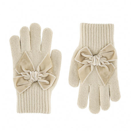 Buy Gloves with giant velvet bow LINEN in the online store Condor. Made in Spain. Visit the ACCESSORIES FOR KIDS section where you will find more colors and products that you will surely fall in love with. We invite you to take a look around our online store.