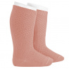 Buy Merino wool-blend patterned knee socks MAKE-UP in the online store Condor. Made in Spain. Visit the PATTERNED BABY SOCKS section where you will find more colors and products that you will surely fall in love with. We invite you to take a look around our online store.
