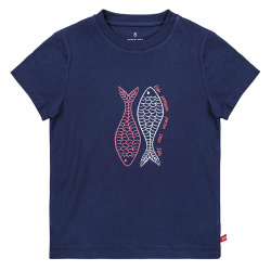 T-shirt manches courtes big fish TEINTE