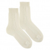 Buy Ceremony tactel short socks with side pattern BEIGE in the online store Condor. Made in Spain. Visit the CEREMONY FOR BOY section where you will find more colors and products that you will surely fall in love with. We invite you to take a look around our online store.