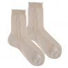 Buy Ceremony tactel short socks with side pattern LINEN in the online store Condor. Made in Spain. Visit the CEREMONY FOR BOY section where you will find more colors and products that you will surely fall in love with. We invite you to take a look around our online store.