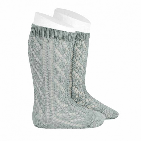 Buy Openwork extrafine perle knee socks SEA MIST in the online store Condor. Made in Spain. Visit the EXTRAFINE OPENWORK SOCKS section where you will find more colors and products that you will surely fall in love with. We invite you to take a look around our online store.