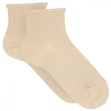 Buy Modal loose fitting ankle socks with rolled cuff LINEN in the online store Condor. Made in Spain. Visit the WOMAN SPRING SOCKS section where you will find more colors and products that you will surely fall in love with. We invite you to take a look around our online store.