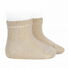 Buy Perle cotton socks with openwork cuff LINEN in the online store Condor. Made in Spain. Visit the PERLE BABY SOCKS section where you will find more colors and products that you will surely fall in love with. We invite you to take a look around our online store.