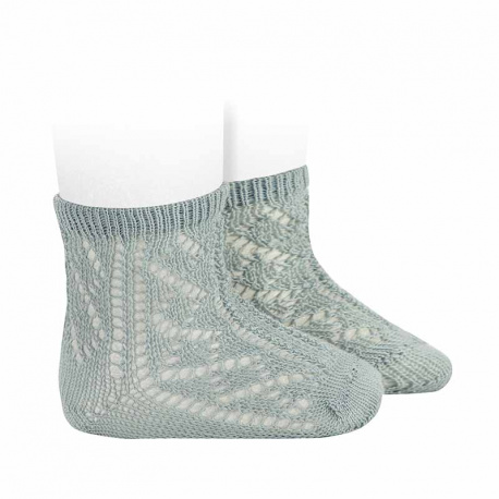 Buy Openwork extrafine perle short socks SEA MIST in the online store Condor. Made in Spain. Visit the EXTRAFINE OPENWORK SOCKS section where you will find more colors and products that you will surely fall in love with. We invite you to take a look around our online store.