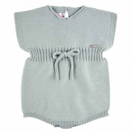 Buy Garter stitch romper with ribbed waist and cord SEA MIST in the online store Condor. Made in Spain. Visit the SPRING ROMPERSUITS section where you will find more colors and products that you will surely fall in love with. We invite you to take a look around our online store.