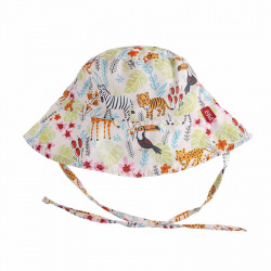 Sombrero de playa bebé jungle, ecowave/upf50 MELOCOTON