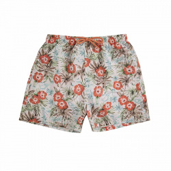 Aloha quick dry kids boxer swimsuit CORAL