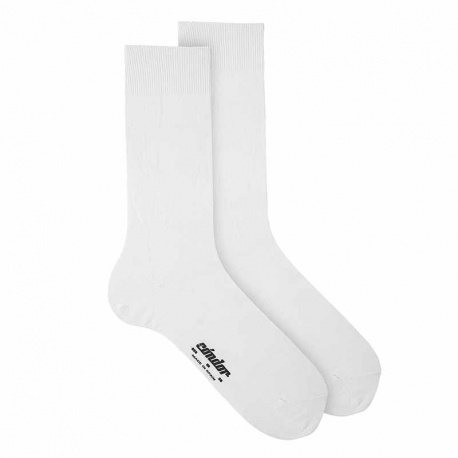 Buy Modal spring loose fitting socks for men WHITE in the online store Condor. Made in Spain. Visit the SPRING MAN SOCKS section where you will find more colors and products that you will surely fall in love with. We invite you to take a look around our online store.
