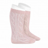 Buy Openwork extrafine perle knee socks PINK in the online store Condor. Made in Spain. Visit the EXTRAFINE OPENWORK SOCKS section where you will find more colors and products that you will surely fall in love with. We invite you to take a look around our online store.
